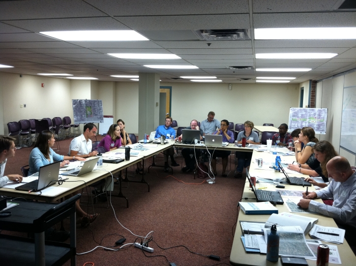 MFCDC LEED-ND Charrette work session 8/18/11 - Julia M. Carson Government Center